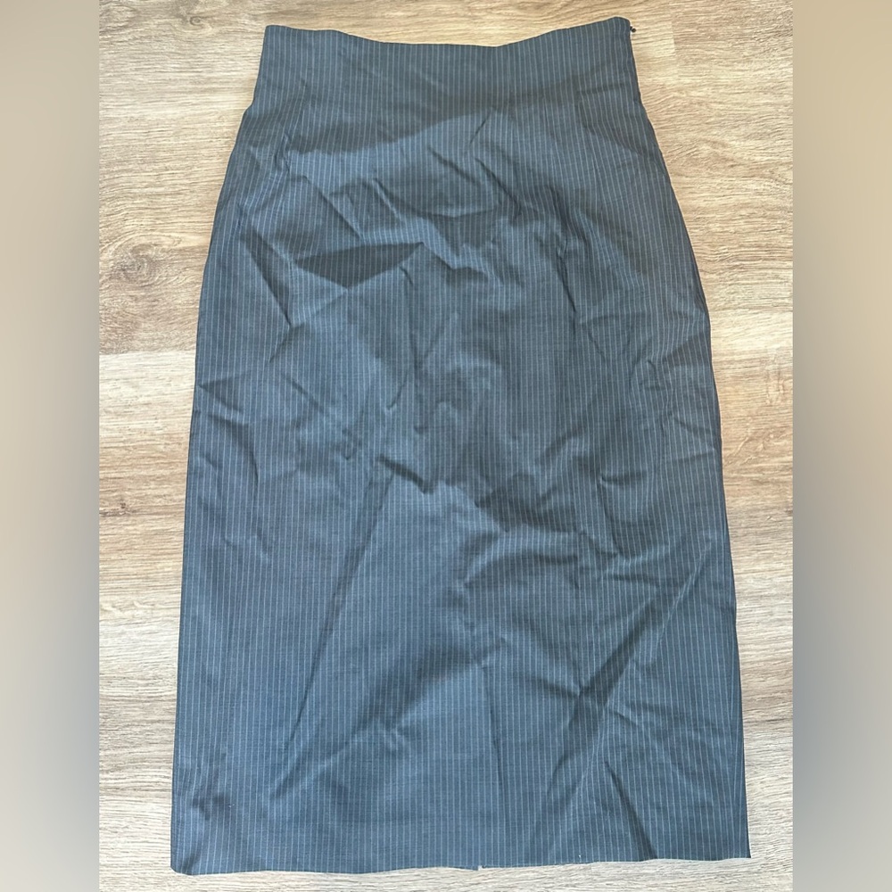 Vintage René Lezard Wool Pencil Skirt